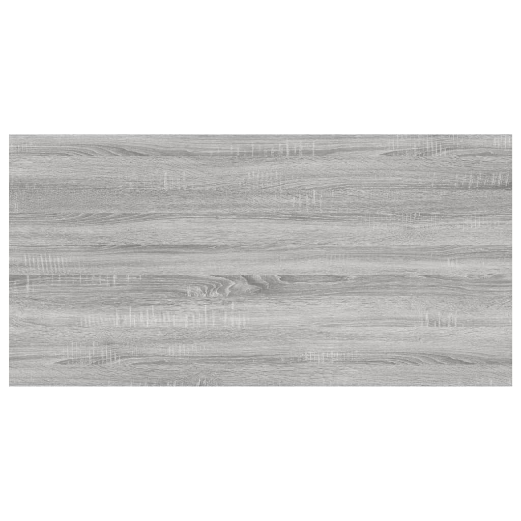 Étagères murales 4 pcs sonoma gris 60x30x1,5 cm bois ingénierie - XIOS