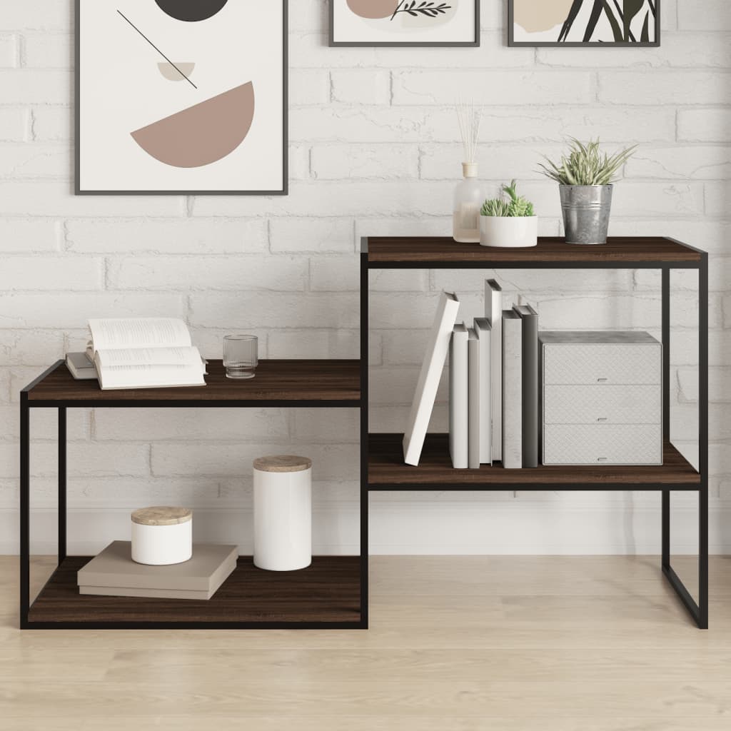 Étagères murales 4 pcs chêne marron 60x40x1,5cm bois ingénierie - XIOS