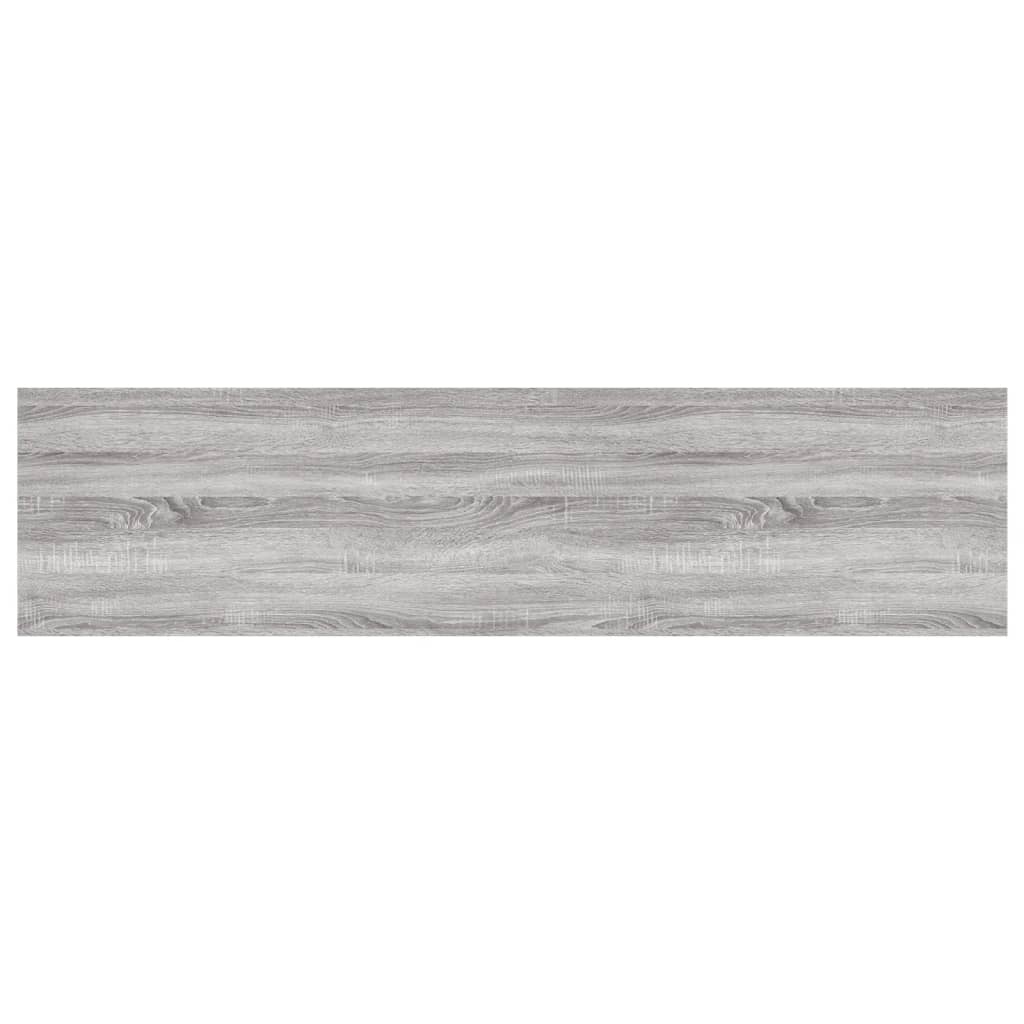 Étagères murales 4 pcs sonoma gris 80x20x1,5 cm bois ingénierie - XIOS