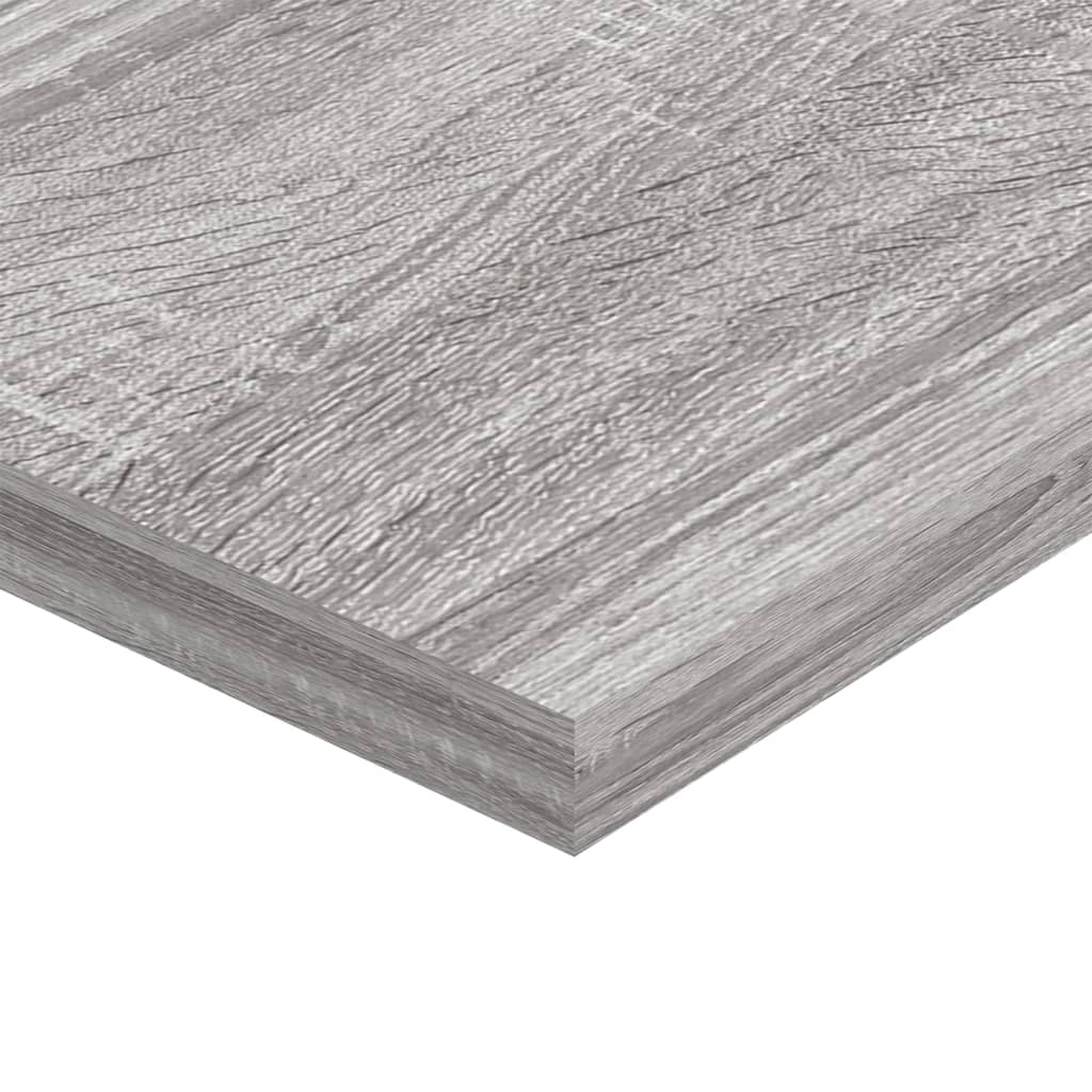Étagères murales 4 pcs sonoma gris 80x20x1,5 cm bois ingénierie - XIOS