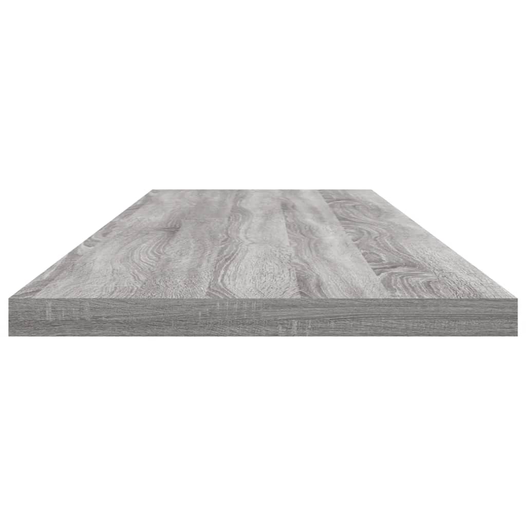 Étagères murales 4 pcs sonoma gris 100x20x1,5cm bois ingénierie - XIOS