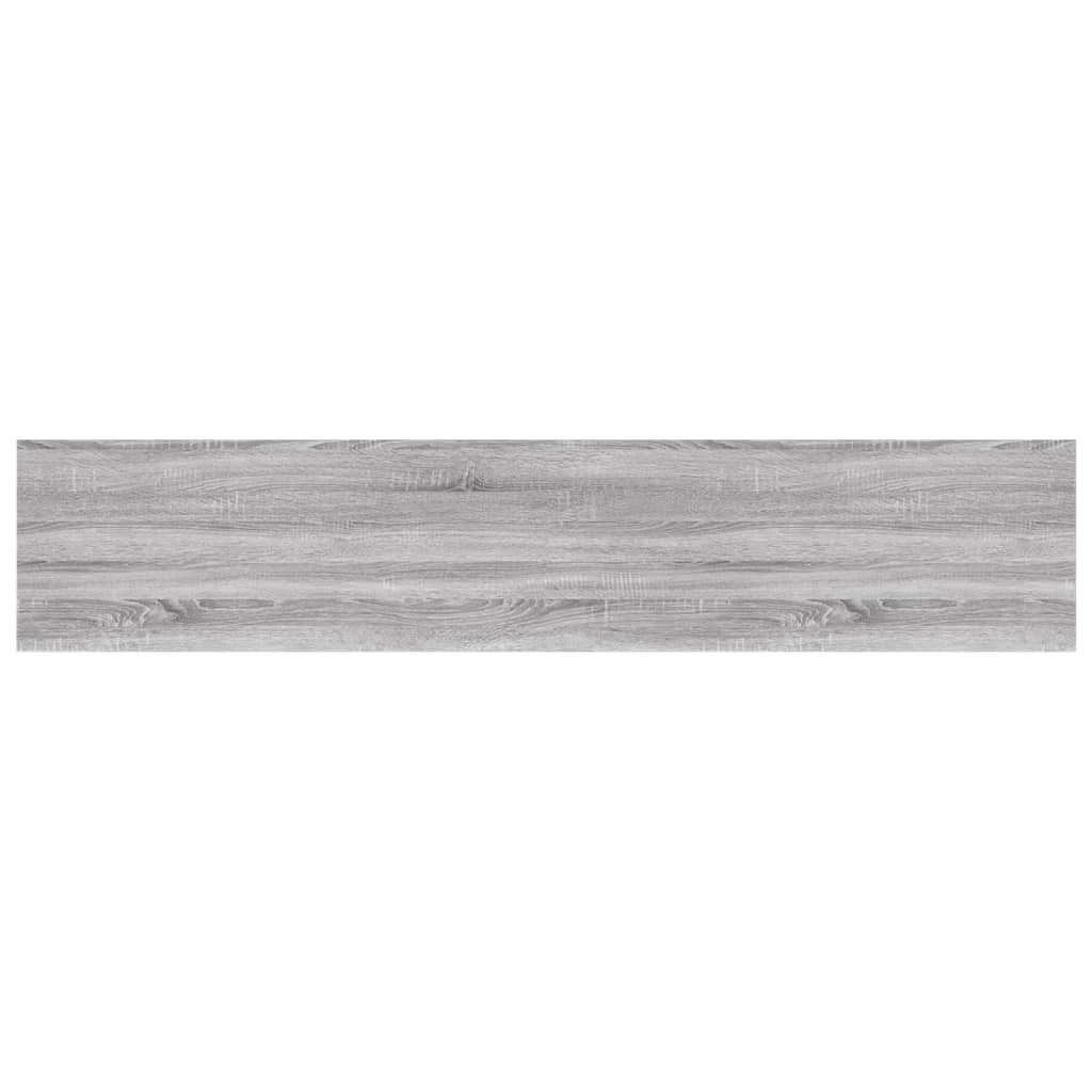 Étagères murales 4 pcs sonoma gris 100x20x1,5cm bois ingénierie - XIOS