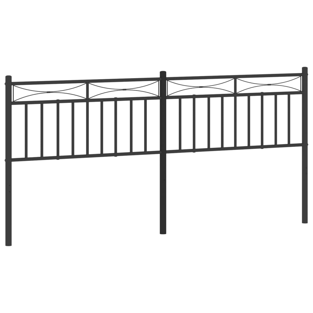 Tête de lit métal noir 193 cm - XIOS