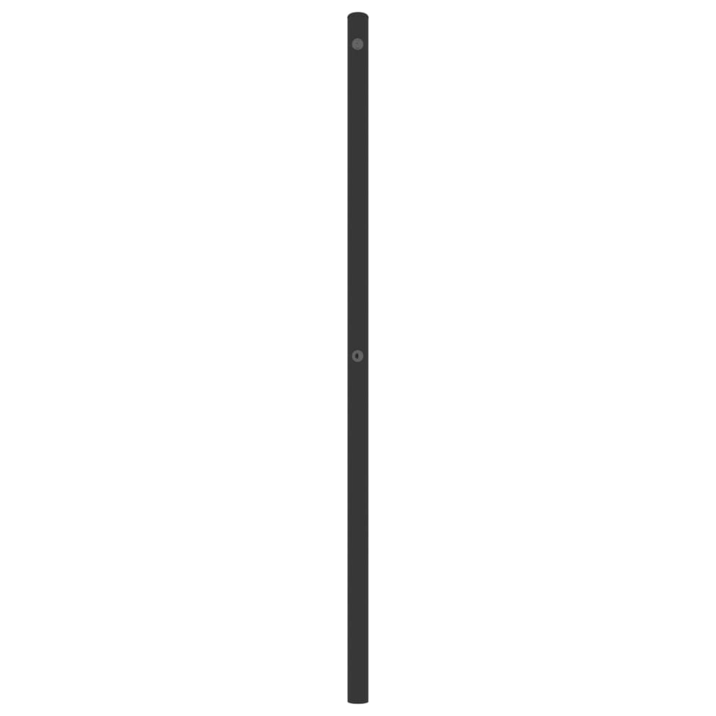 Tête de lit métal noir 193 cm - XIOS