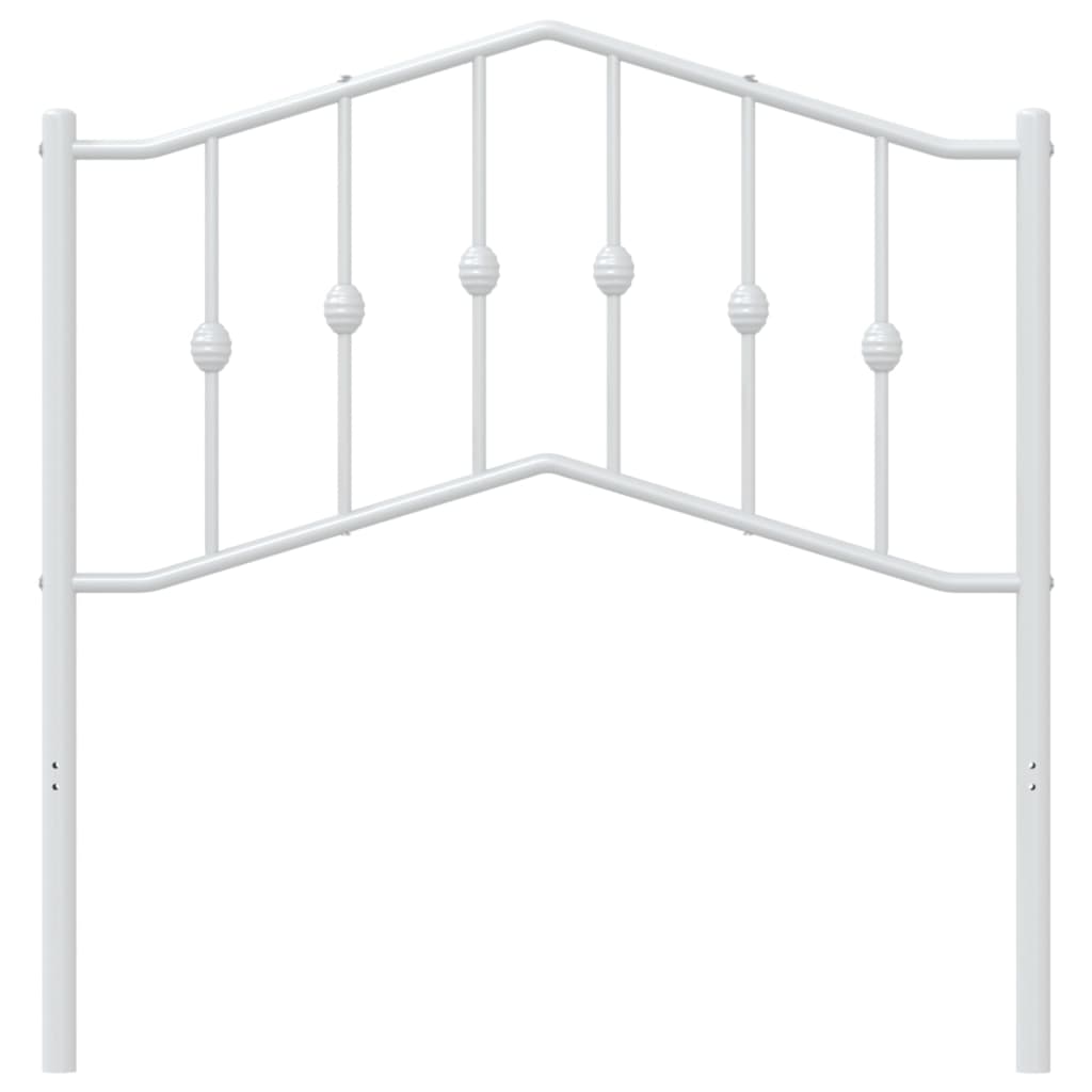 Tête de lit métal blanc 90 cm - XIOS