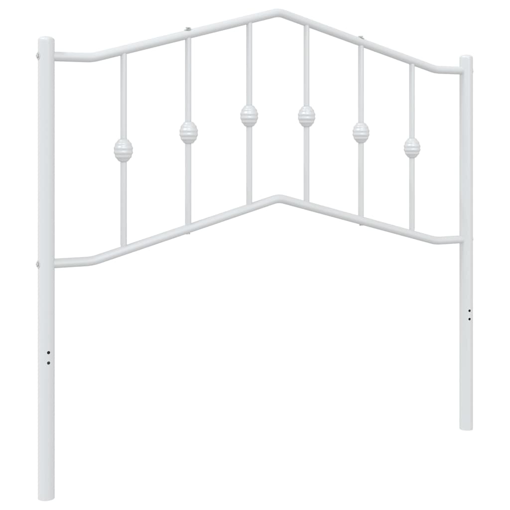 Tête de lit métal blanc 100 cm - XIOS