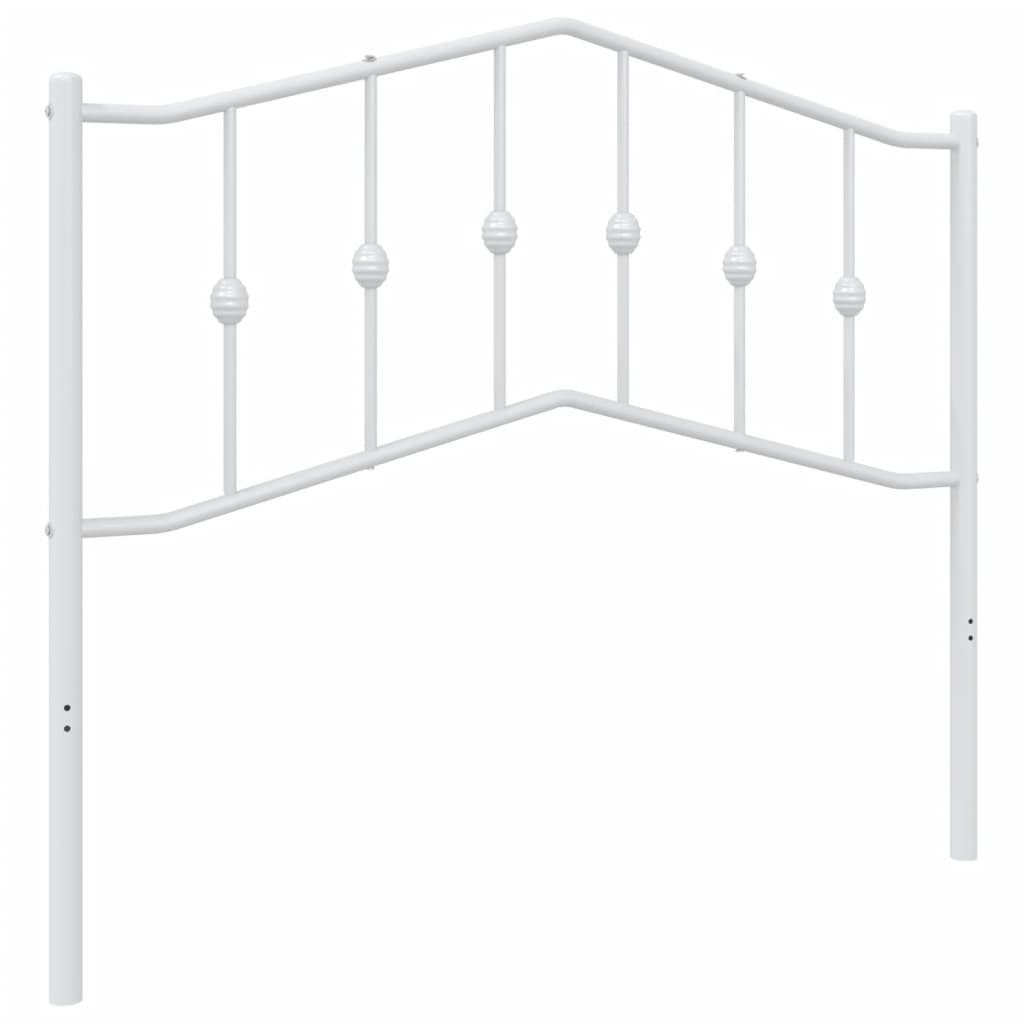 Tête de lit métal blanc 100 cm - XIOS