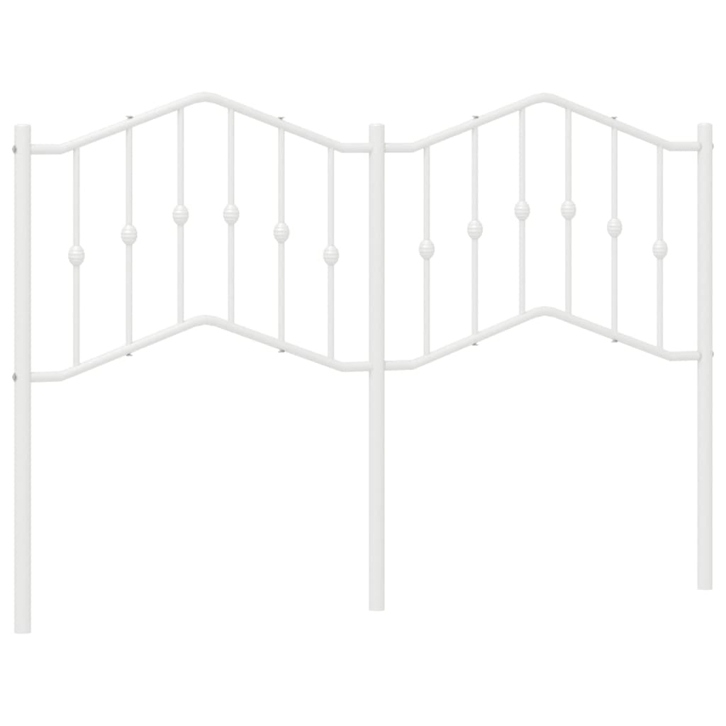 Tête de lit métal blanc 140 cm - XIOS