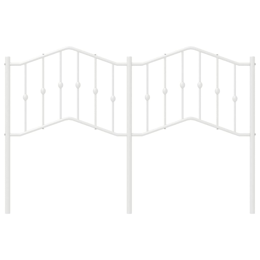 Tête de lit métal blanc 140 cm - XIOS