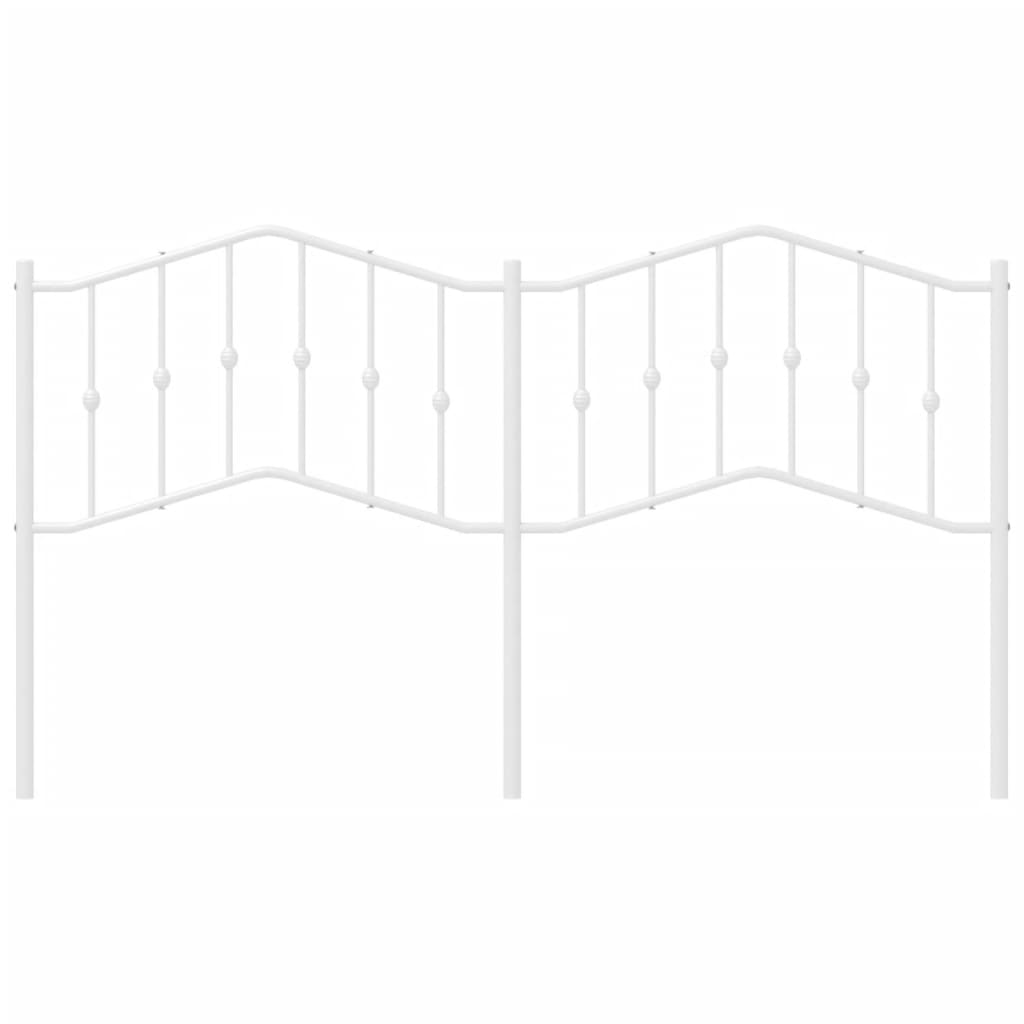 Tête de lit métal blanc 160 cm - XIOS