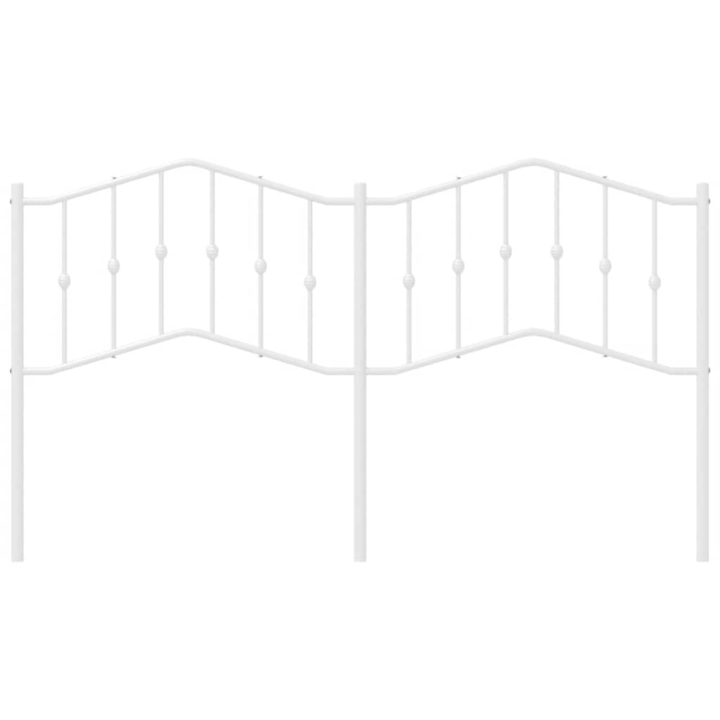 Tête de lit métal blanc 180 cm - XIOS