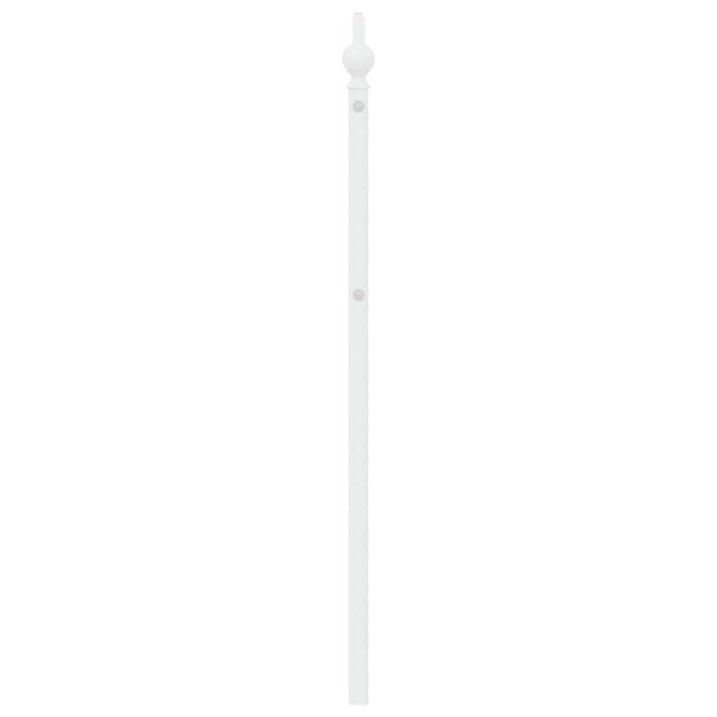 Tête de lit métal blanc 200 cm - XIOS