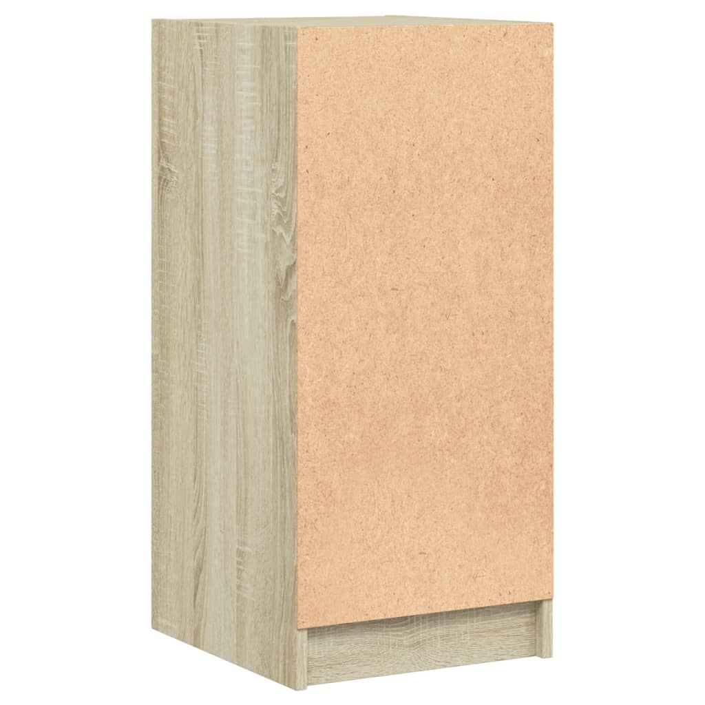 Armoire latérale avec portes en verre chêne sonoma 35x37x75,5cm - XIOS