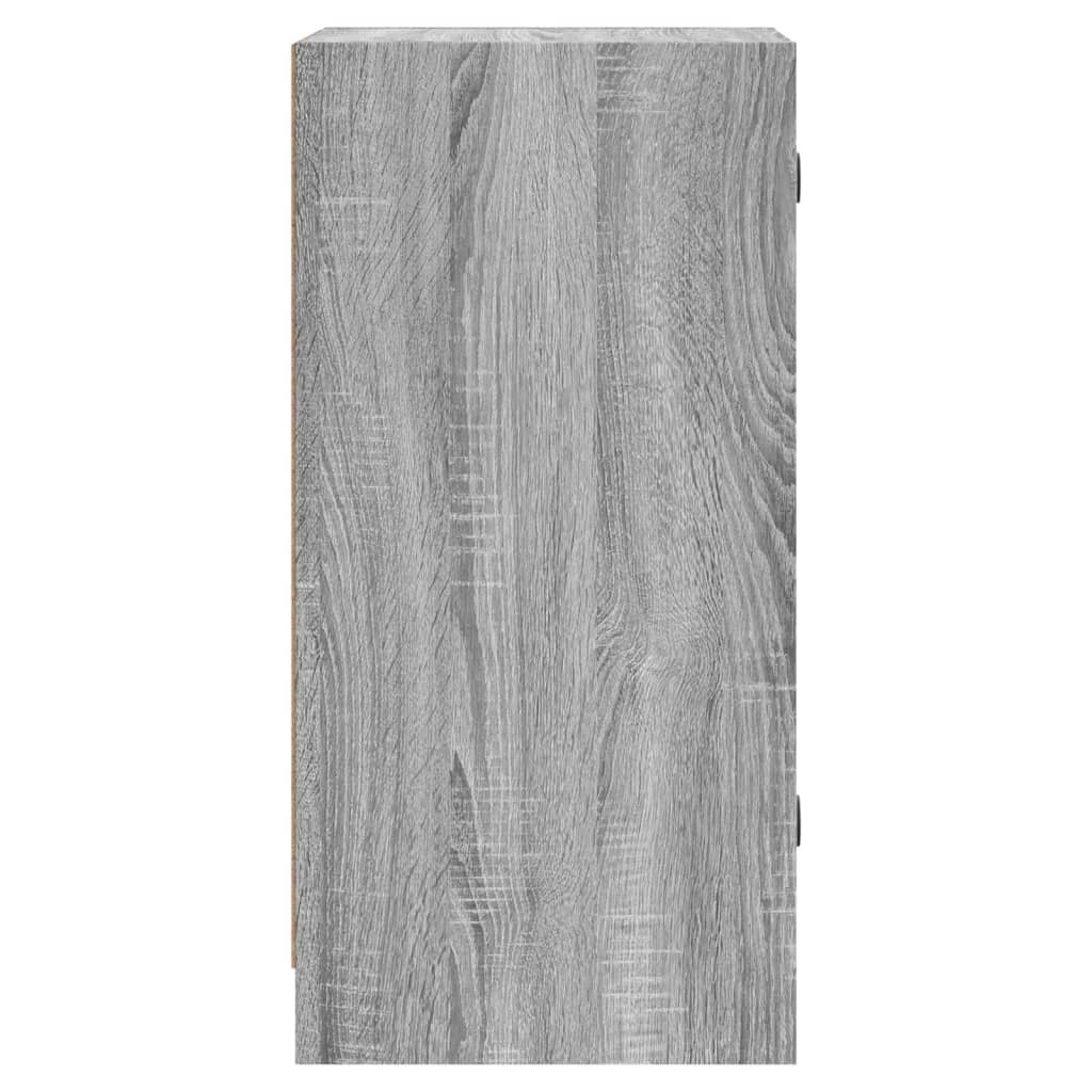 Armoire latérale avec portes en verre sonoma gris 35x37x75,5 cm - XIOS
