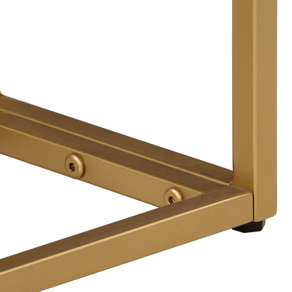 Table console noir 90x30x76 cm bois massif de manguier et fer - XIOS