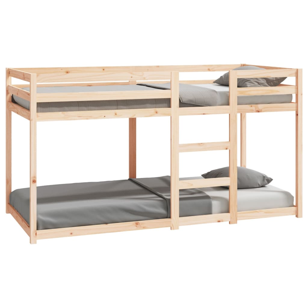 Lit superposé sans matelas 90x200 cm bois de pin massif - XIOS