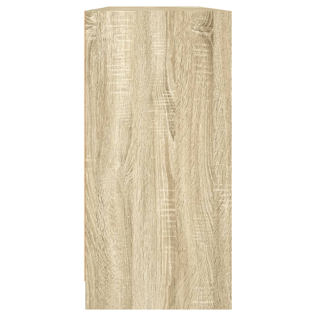 Bibliothèque avec portes chêne sonoma 204x37x75 cm - XIOS