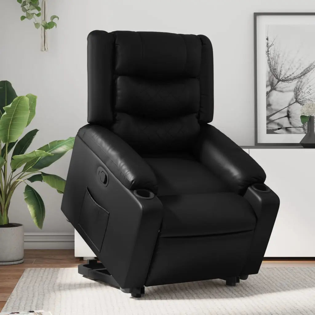 Fauteuil inclinable Noir Similicuir - XIOS
