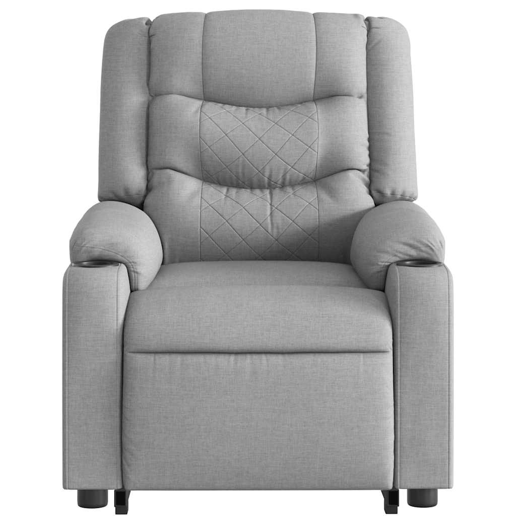 Fauteuil inclinable Gris clair Tissu - XIOS