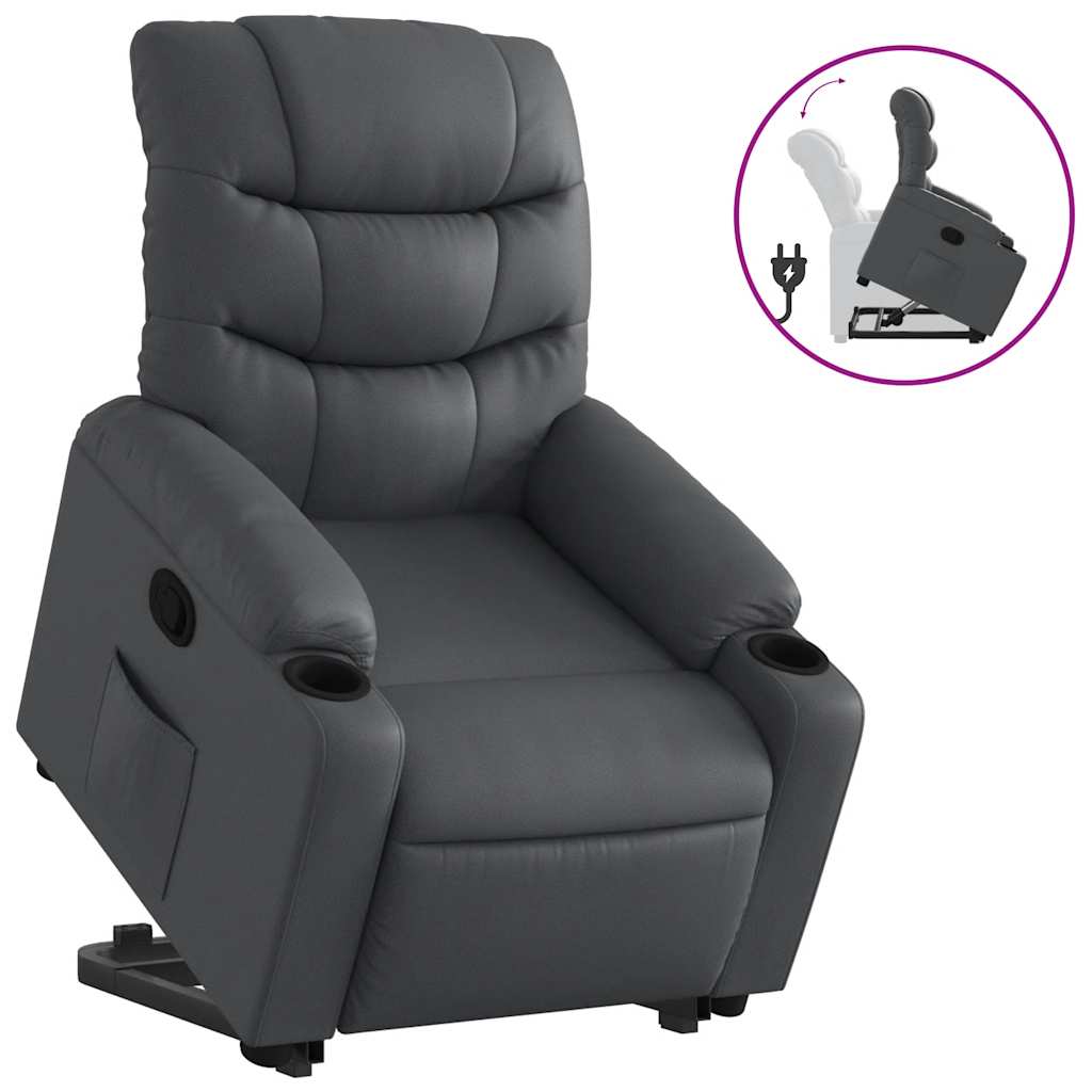 Fauteuil inclinable Gris Similicuir - XIOS