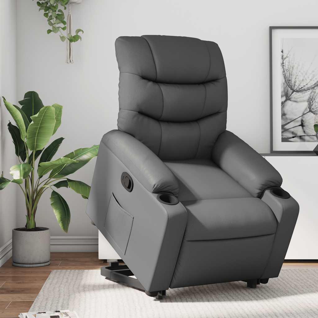 Fauteuil inclinable Gris Similicuir - XIOS
