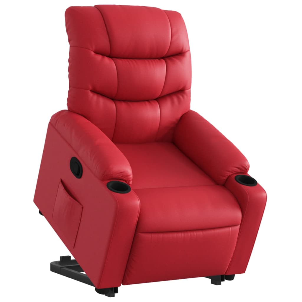 Fauteuil inclinable Rouge Similicuir - XIOS