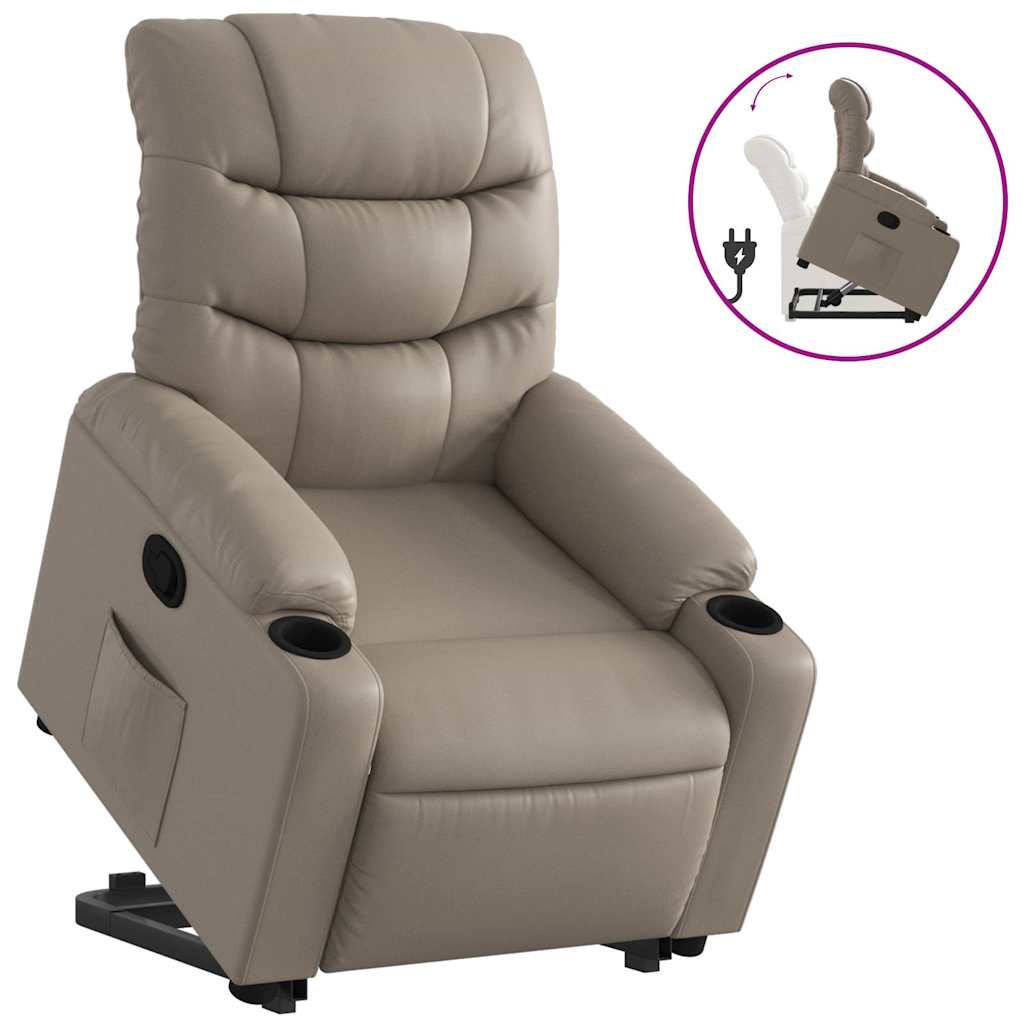 Fauteuil inclinable Cappuccino Similicuir - XIOS
