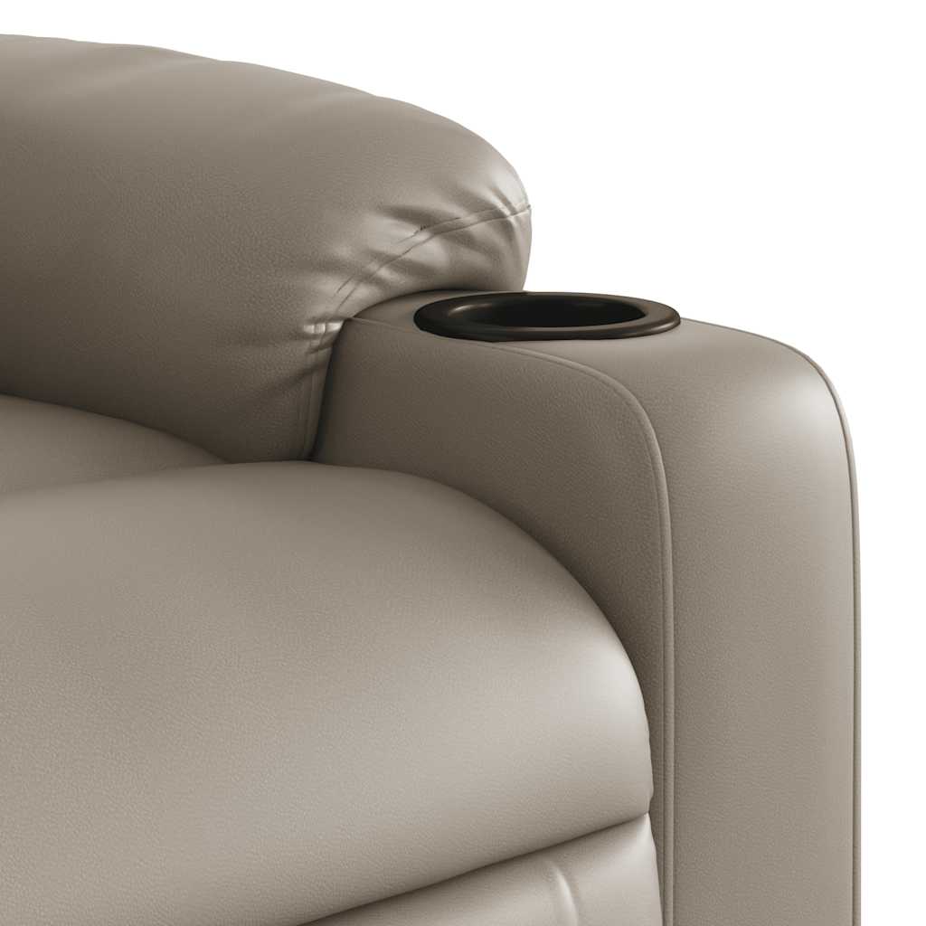 Fauteuil inclinable Cappuccino Similicuir - XIOS