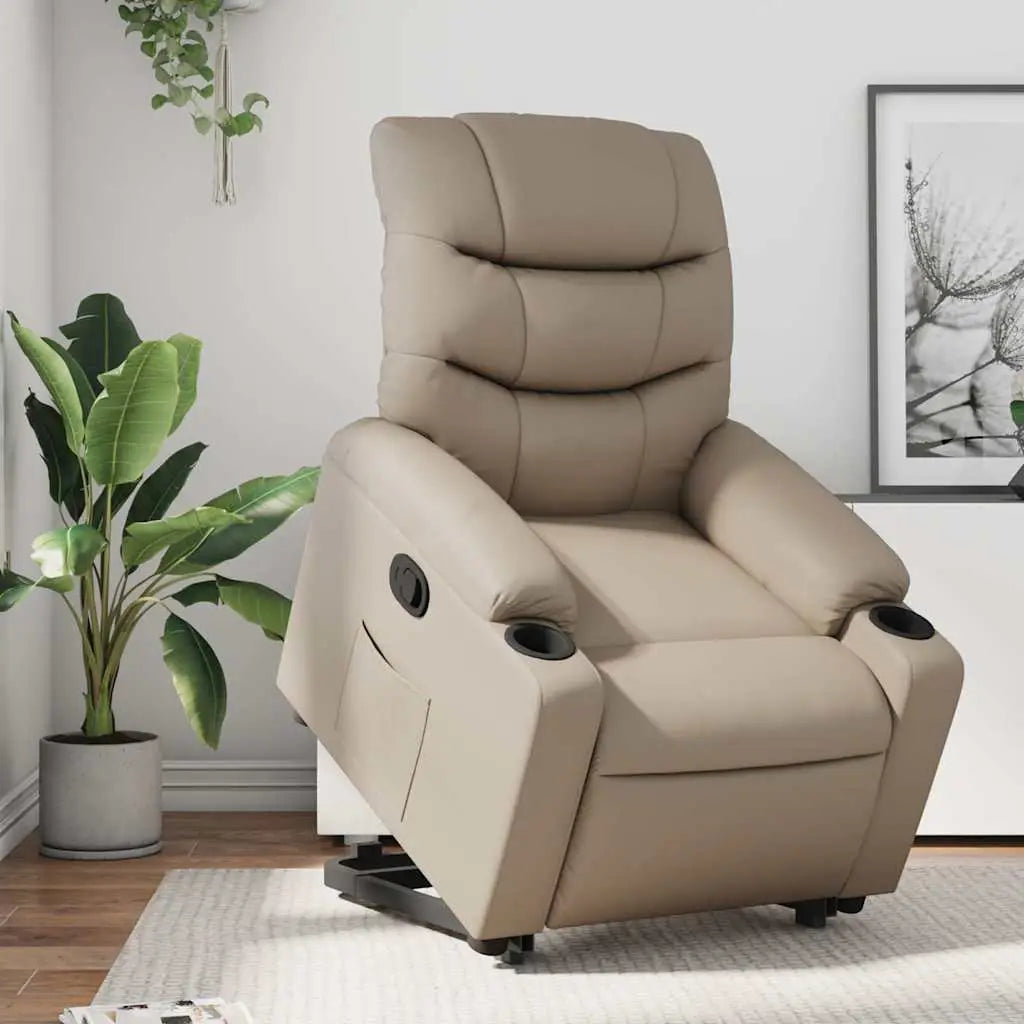 Fauteuil inclinable Cappuccino Similicuir - XIOS