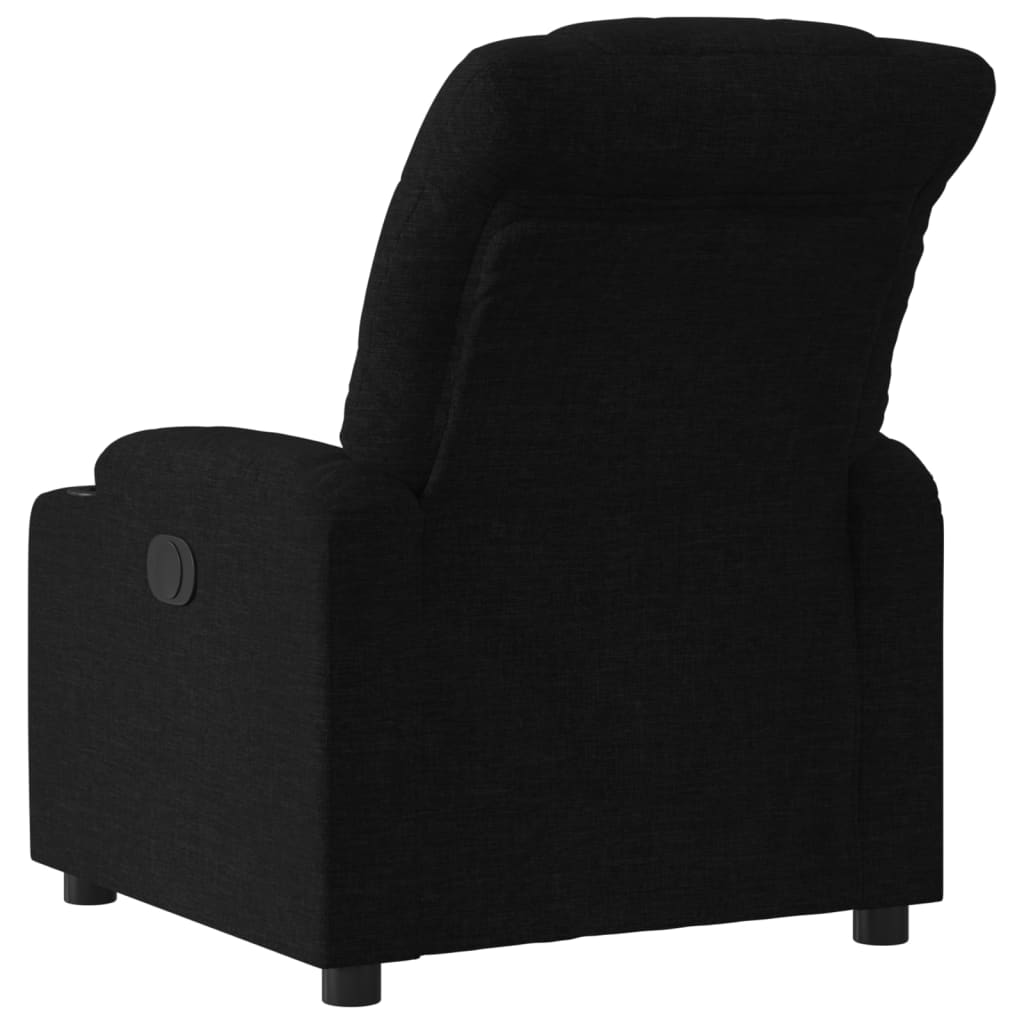 Fauteuil inclinable électrique Noir Tissu - XIOS