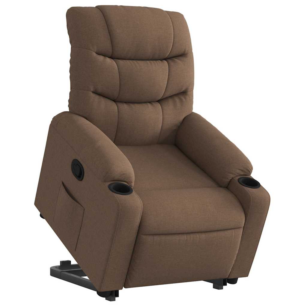 Fauteuil inclinable Marron Tissu - XIOS