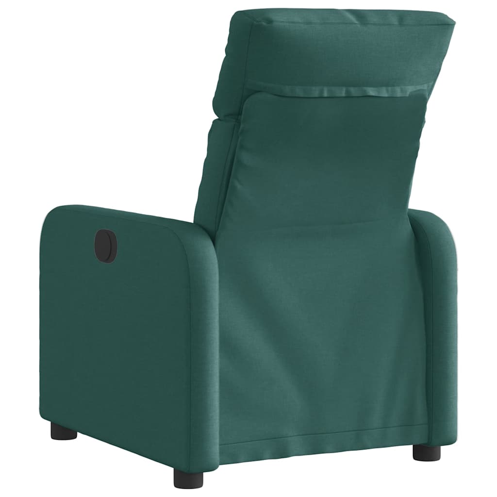 Fauteuil inclinable électrique Vert foncé Tissu - XIOS