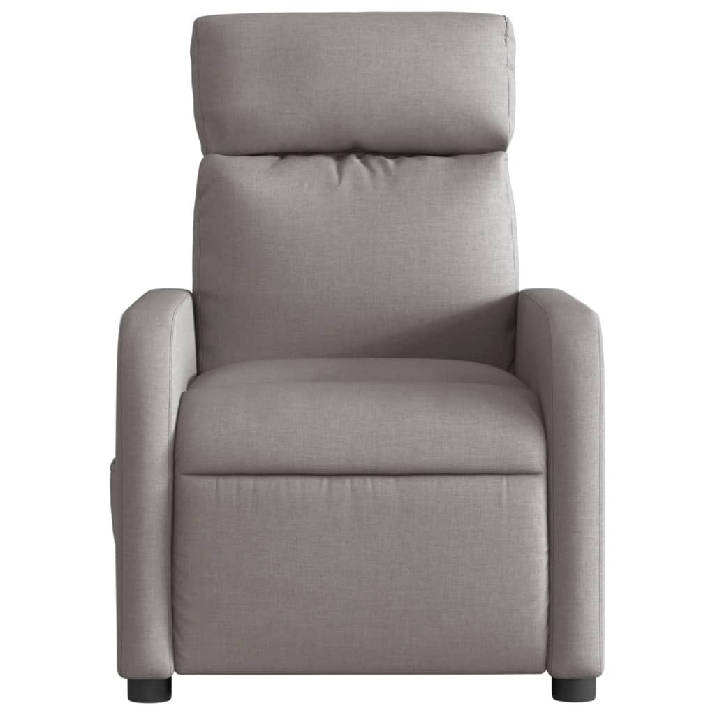 Fauteuil de massage inclinable électrique Taupe Tissu - XIOS