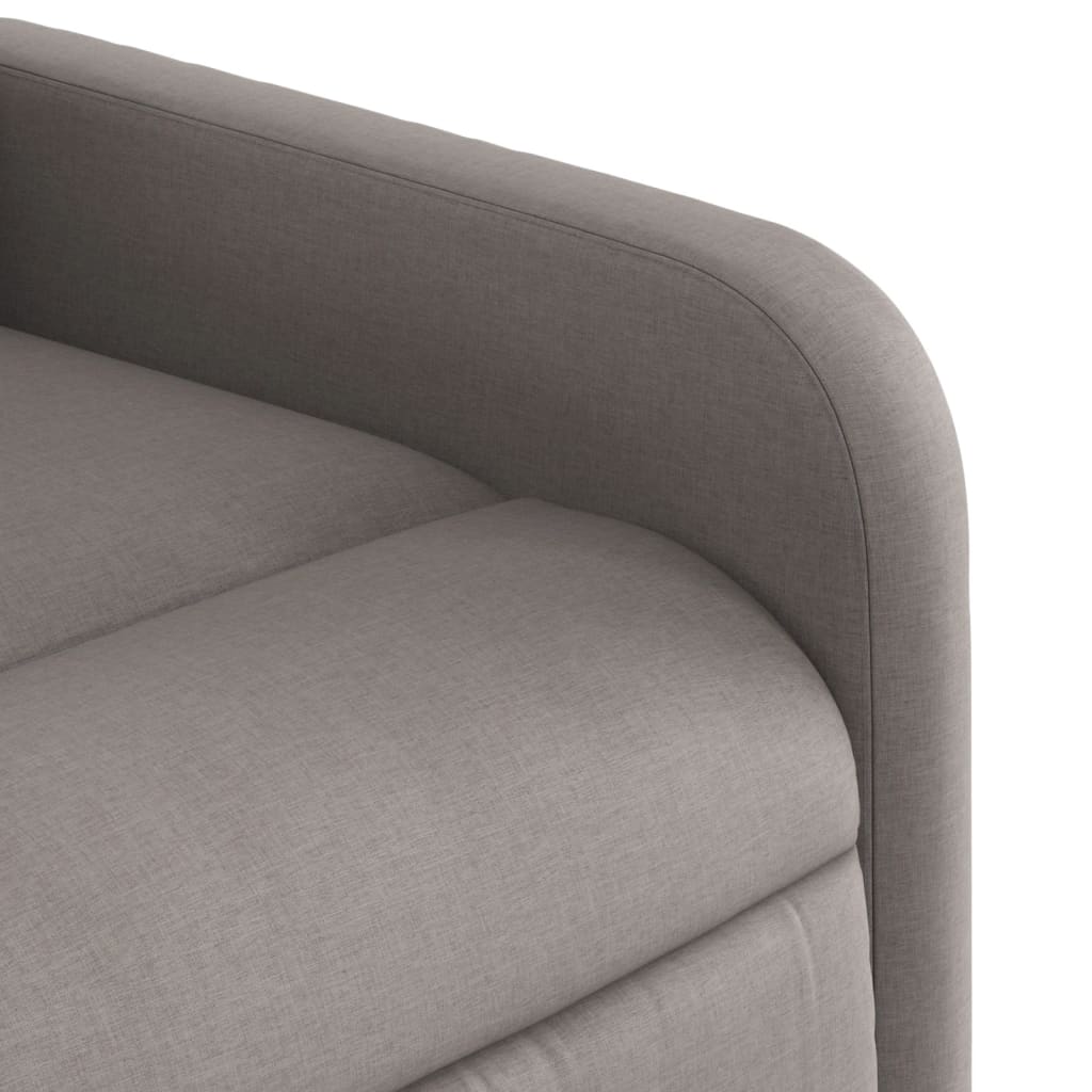 Fauteuil de massage inclinable électrique Taupe Tissu - XIOS
