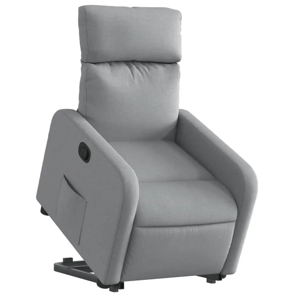Fauteuil inclinable Gris clair Tissu - XIOS