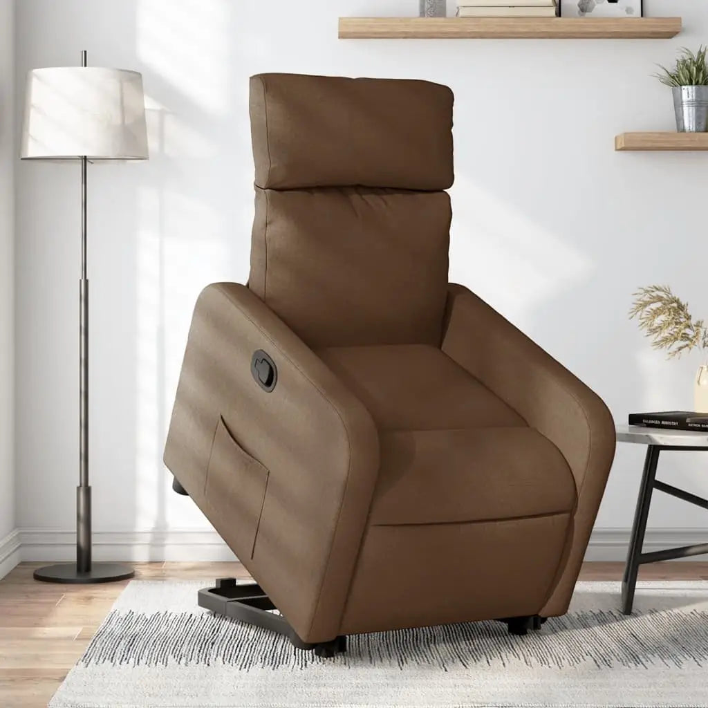 Fauteuil inclinable Marron Tissu - XIOS