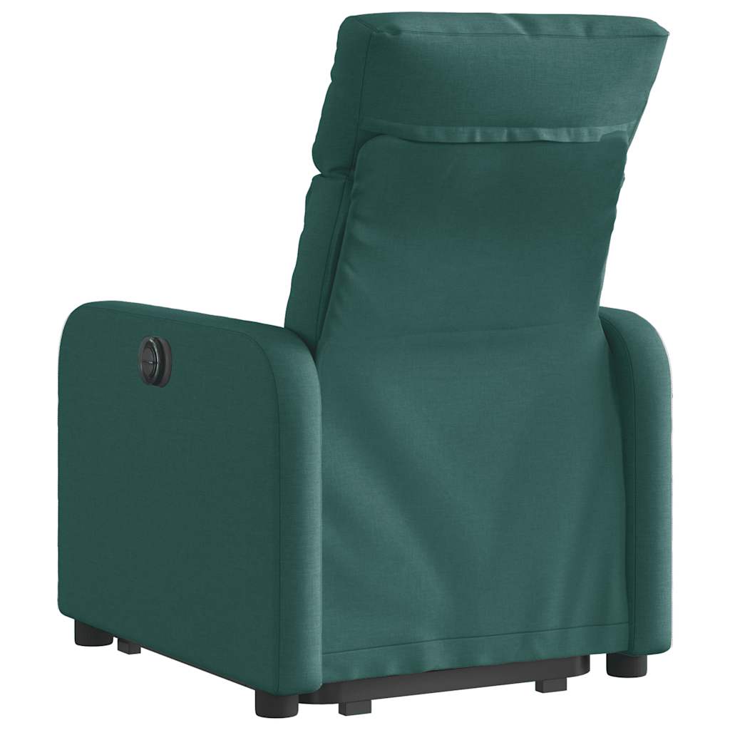 Fauteuil inclinable vert foncé tissu - XIOS