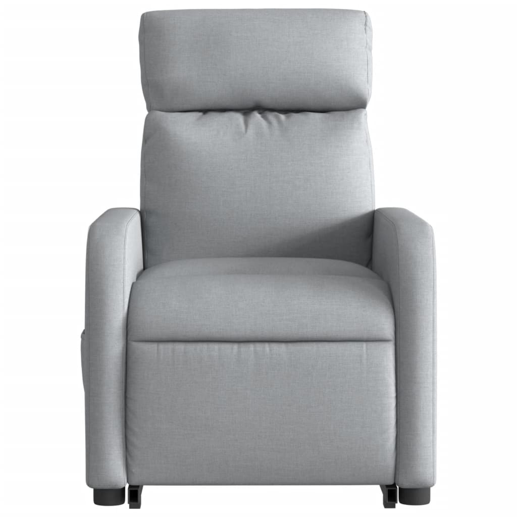 Fauteuil de massage inclinable Gris clair Tissu - XIOS