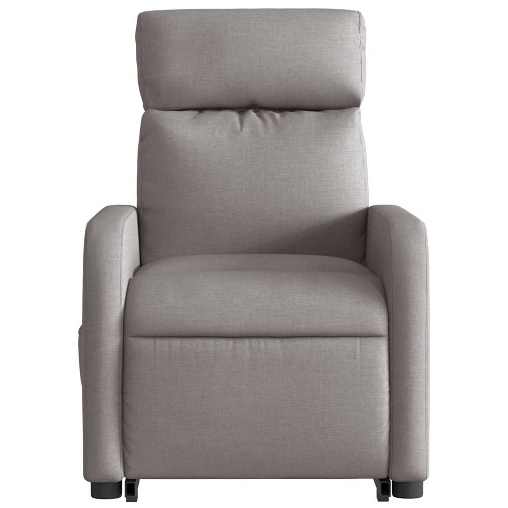 Fauteuil inclinable électrique taupe tissu - XIOS