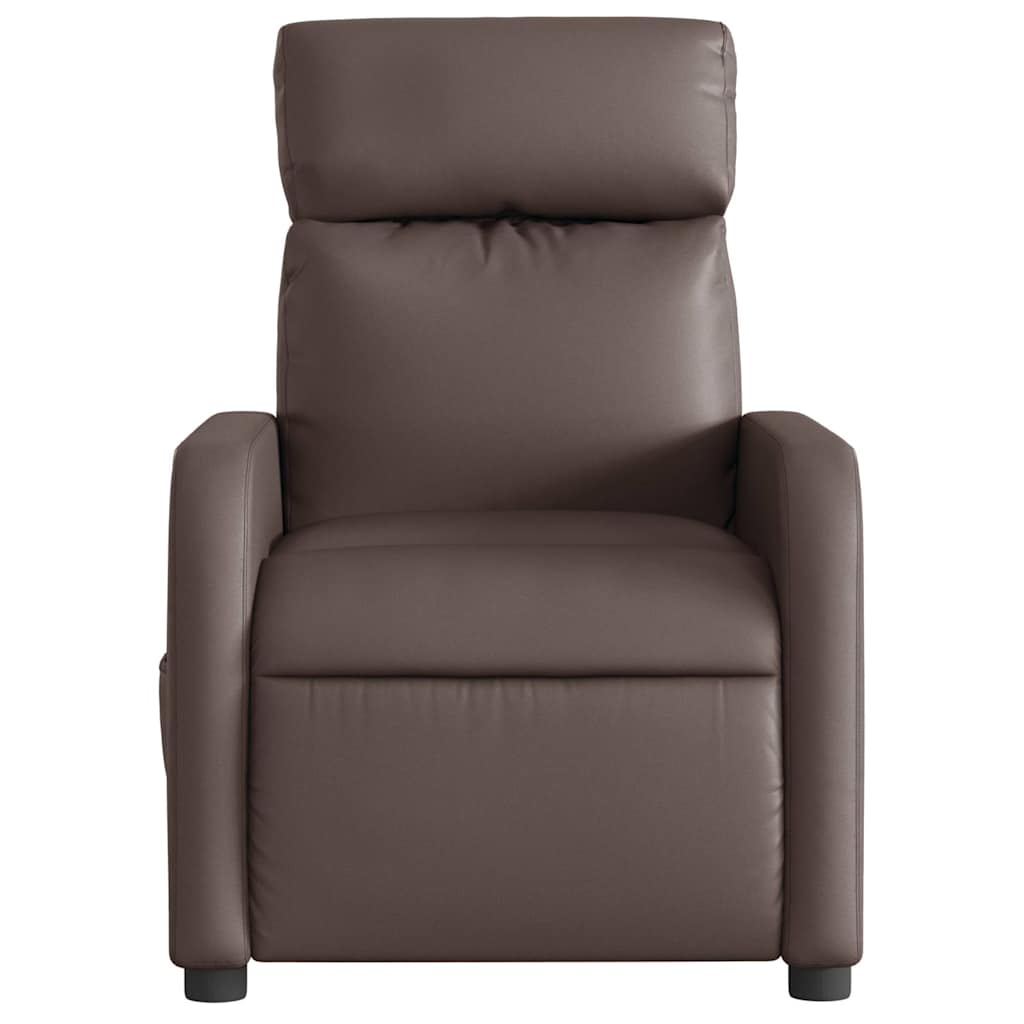 Fauteuil inclinable électrique Marron Similicuir - XIOS