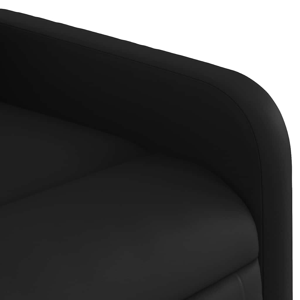 Fauteuil de massage inclinable électrique noir similicuir - XIOS