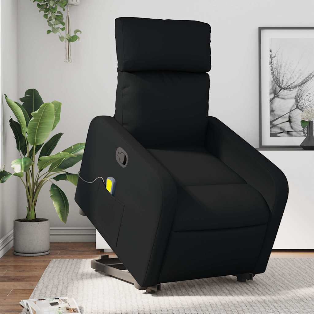 Fauteuil inclinable de massage Noir Similicuir - XIOS