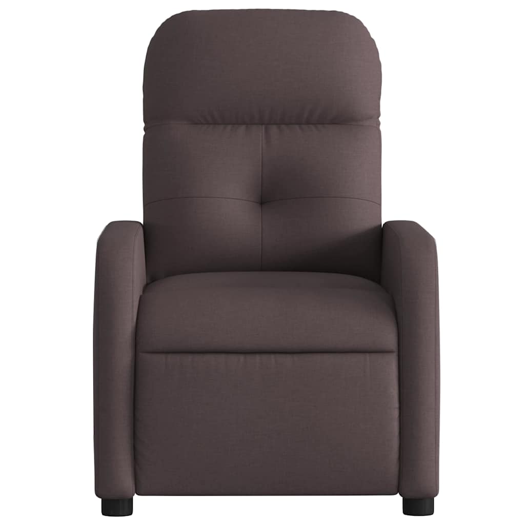 Fauteuil inclinable électrique Marron foncé Tissu - XIOS