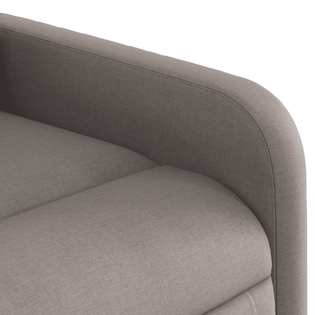 Fauteuil de massage inclinable électrique Taupe Tissu - XIOS