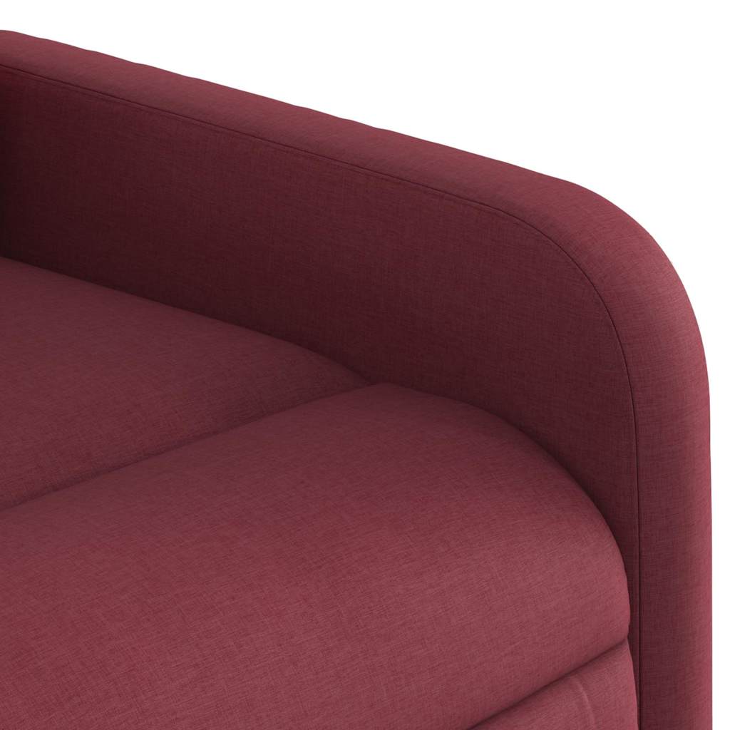Fauteuil inclinable de massage Rouge bordeaux Tissu - XIOS
