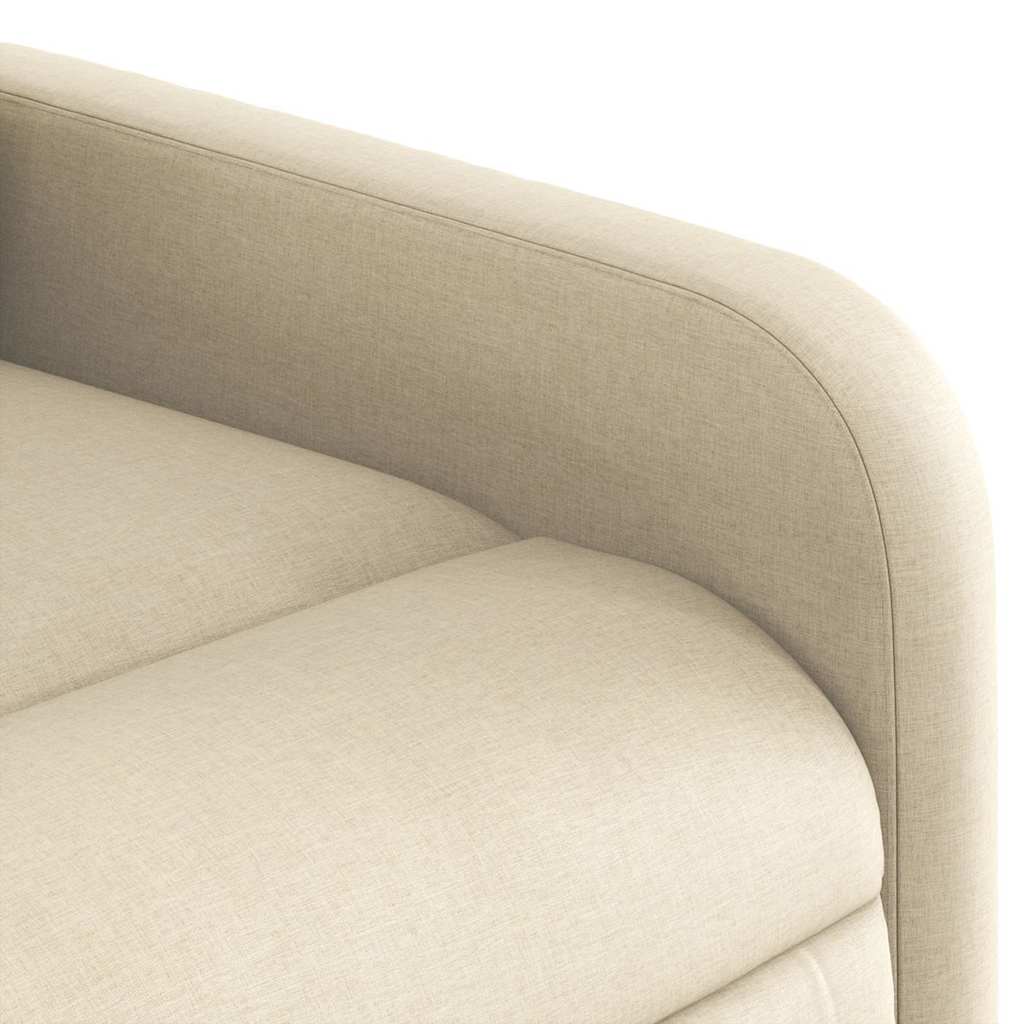 Fauteuil inclinable de massage Crème Tissu - XIOS
