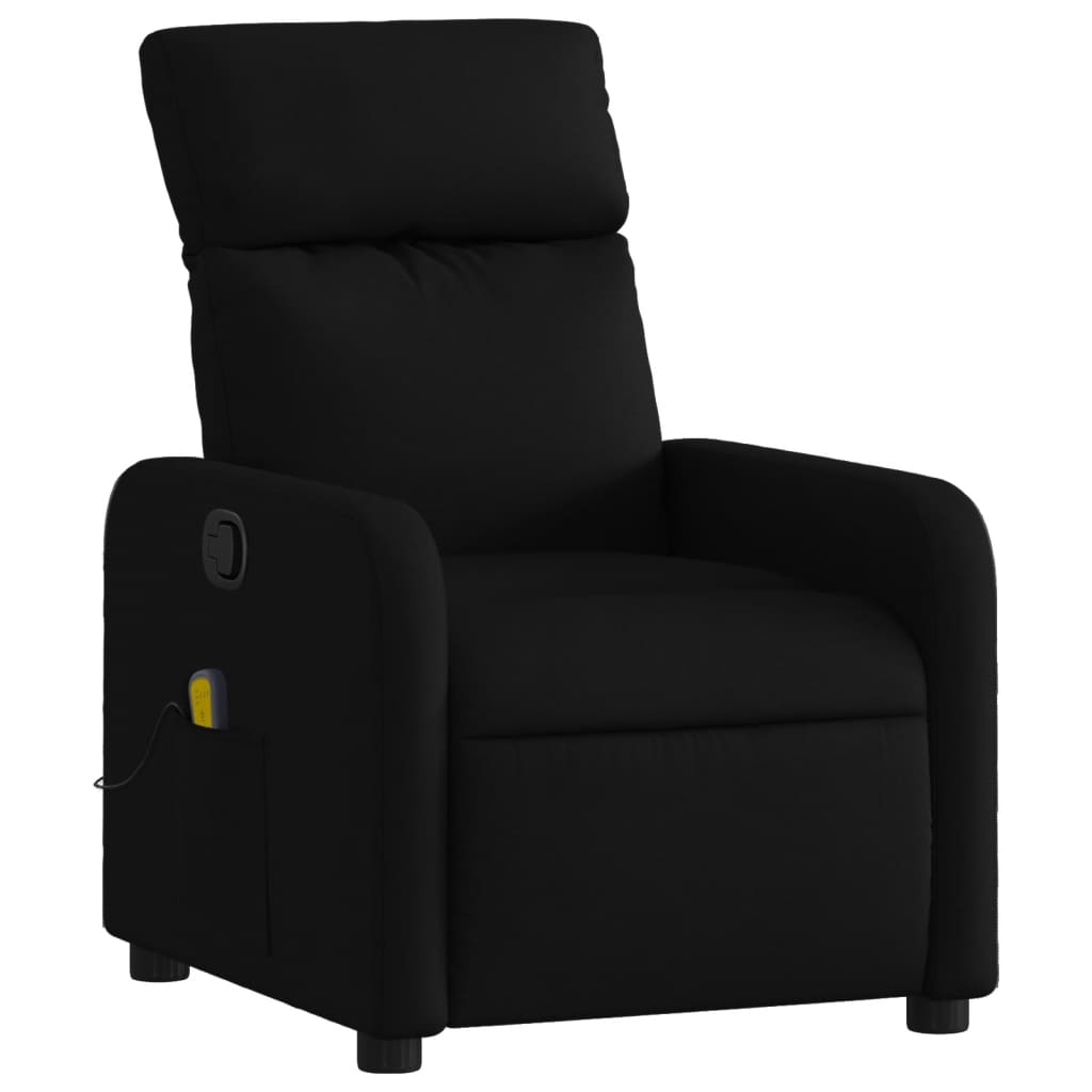 Fauteuil inclinable de massage en tissu noir - XIOS