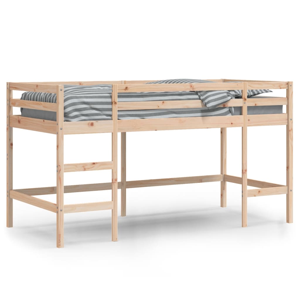 Lit mezzanine d'enfants sans matelas avec échelle 80x200 cm - XIOS