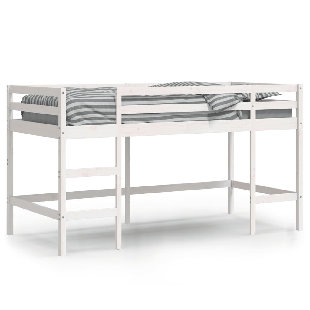 Lit mezzanine d'enfants sans matelas avec échelle 90x200 cm - XIOS