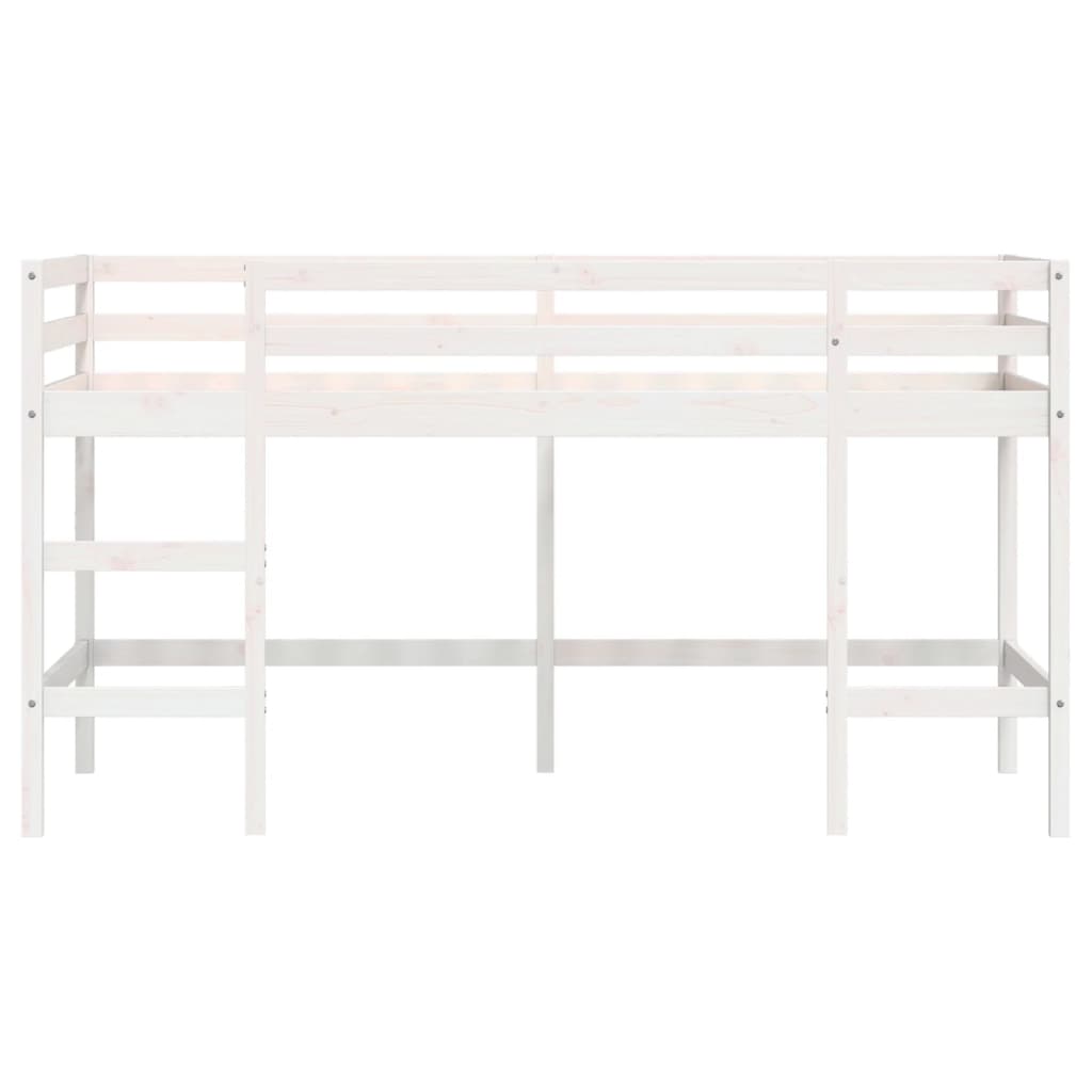 Lit mezzanine d'enfants sans matelas avec échelle 90x200 cm - XIOS